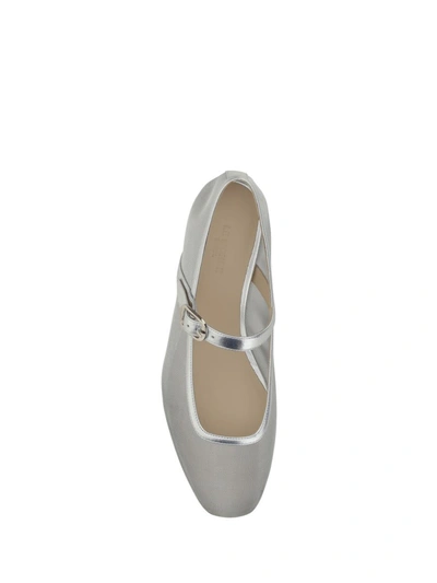 Le Monde Beryl Le Monde Beril Fabric Ballerina Flat In Silver