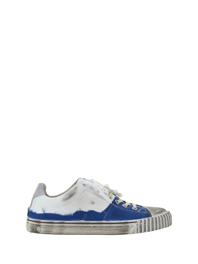 Shop Maison Margiela Sneakers In Blue/white