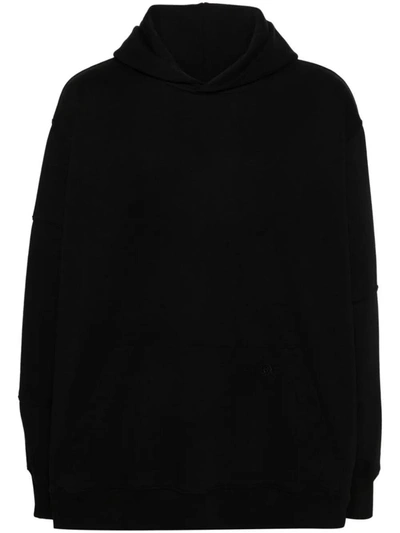 Shop Mm6 Maison Margiela Hoodies Clothing In Black