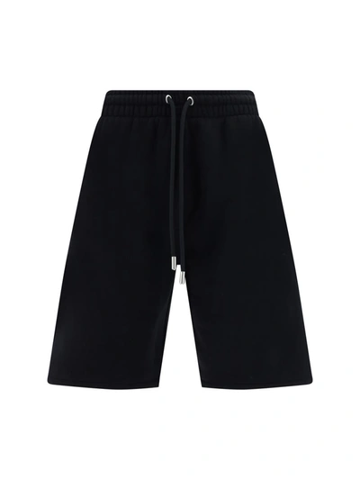 Shop Off-white Bermuda Shorts In Black White