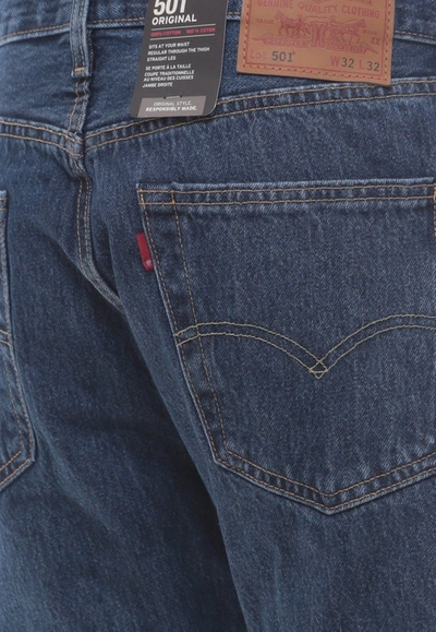 Shop Levi's 501 Original Slim Jeans In Blue