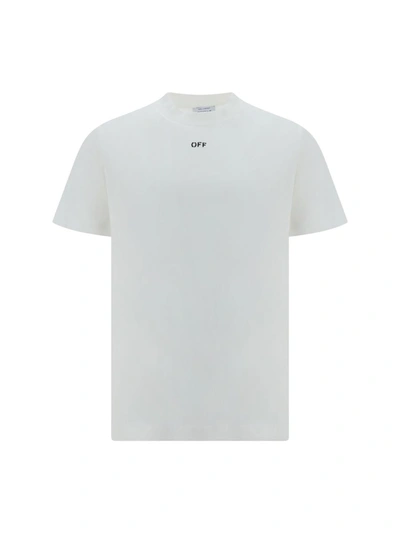 Shop Off-white T-shirts In White Black