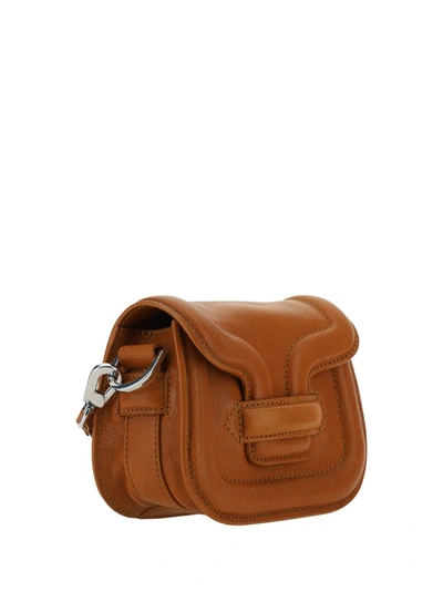 Shop Pierre Hardy Handbags In Tan/silver