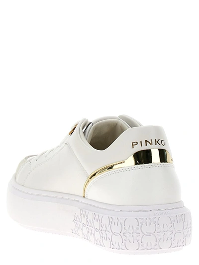 Shop Pinko 'yoko' Sneakers In White