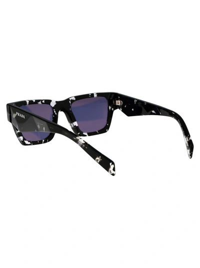 Shop Prada Sunglasses In 15o50b Tortoise Black Crystal