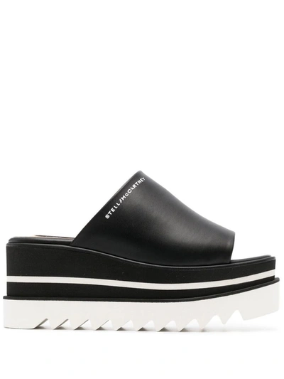 Shop Stella Mccartney Platform Sandals In Black