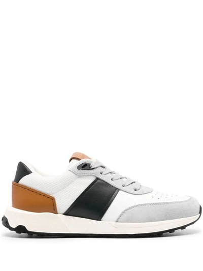 Shop Tod's Reversed Sneaker Shoes In Multicolour