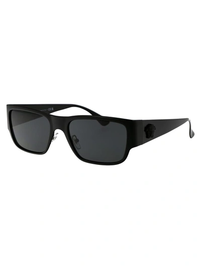 Versace Sunglasses In 126187 Matte Black