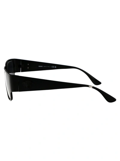 Shop Versace Sunglasses In 126187 Matte Black