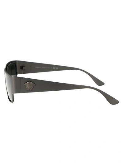 Versace 0ve2262 Sunglasses In 126287 Gunmetal