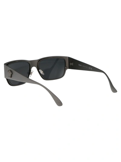 Versace 0ve2262 Sunglasses In 126287 Gunmetal
