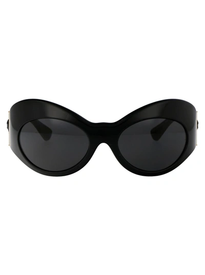 Shop Versace Sunglasses In Gb1/87 Black