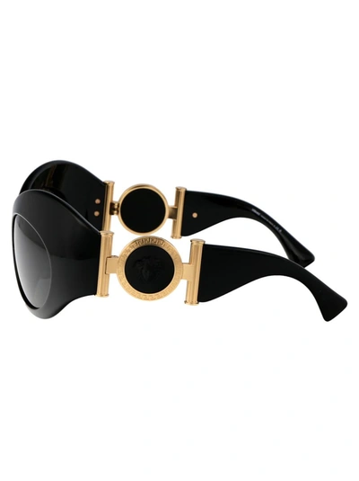 Shop Versace Sunglasses In Gb1/87 Black