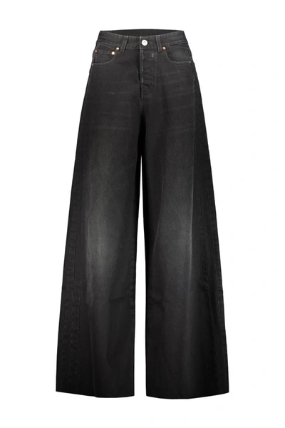Shop Vetements Plain Gy Jeans Clothing In Black