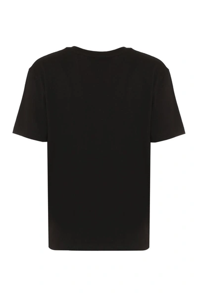 Shop Vince Cotton T-shirt In Black