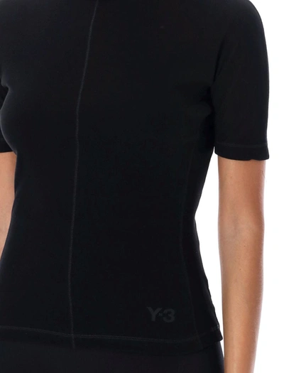 Shop Y-3 Adidas Fitted T-shirt S/s In Black