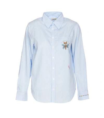 Shop Zadig & Voltaire Shirts In Blue
