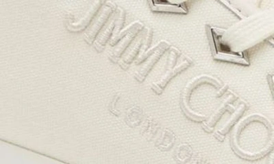 Shop Jimmy Choo Palma Maxi Platform Sneaker In Latte
