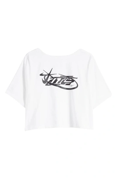 Shop Nike X Megan Thee Stallion Essential Graphic T-shirt In White