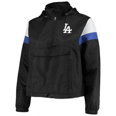 Shop Profile Black/royal Los Angeles Dodgers Plus Size Anorak Quarter-zip Hoodie
