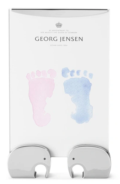 Georg Jensen Elephant Picture Frame In White