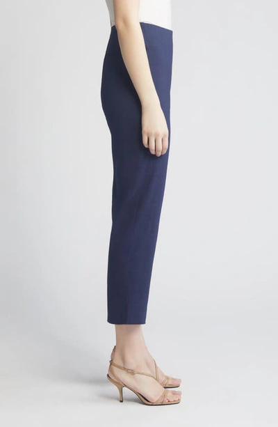 Shop Kobi Halperin Tori Linen Blend Pants In Navy