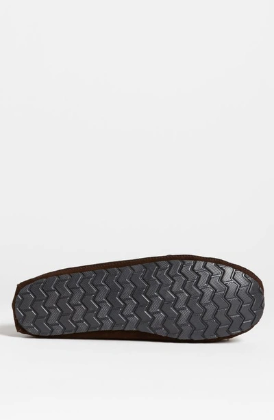 Shop Minnetonka 'casey' Slipper In Chocolate