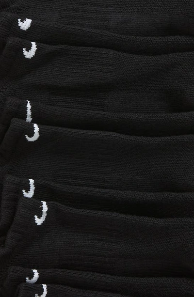 Nike Everyday Cushioned No-show Socks In 010 Black/white