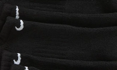 Nike Everyday Cushioned No-show Socks In 010 Black/white