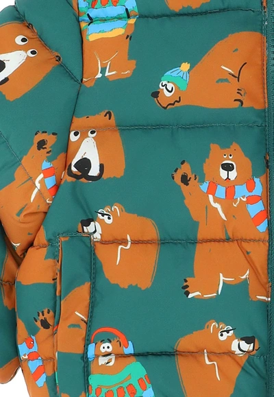 Shop Stella Mccartney Baby Boys Bear-print Puffer Jacket In Multicolor