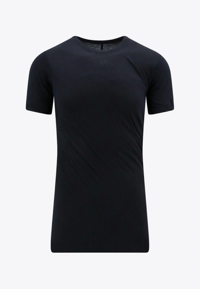 Shop Rick Owens Basic Crewneck T-shirt In Black