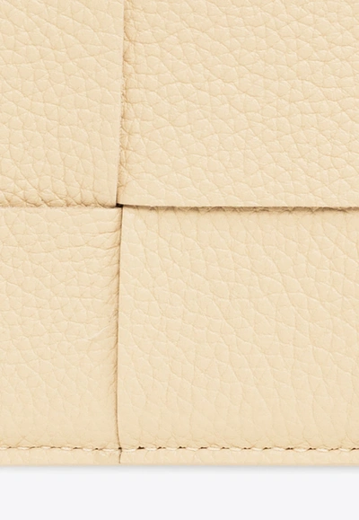 BOTTEGA VENETA CASSETTE INTRECCIATO LEATHER ZIP CARDHOLDER 