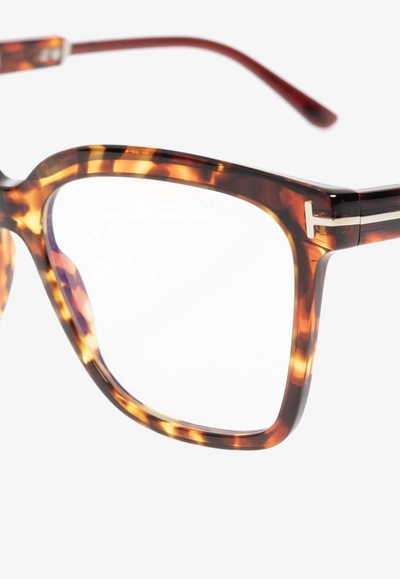 Shop Tom Ford Cat-eye Optical Eyeglasses In Transparent