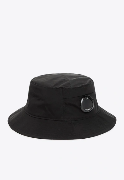 Shop C.p. Company Chrome-r Bucket Hat In Black