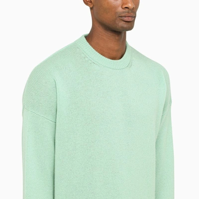 Shop Jil Sander Crewneck Cashmere Sweater In Mint