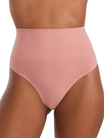 Shop Bare Women's The Smoothing Seamless Thong In Pink