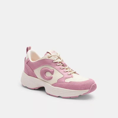 Shop Coach Outlet Strider Sneaker In Pink