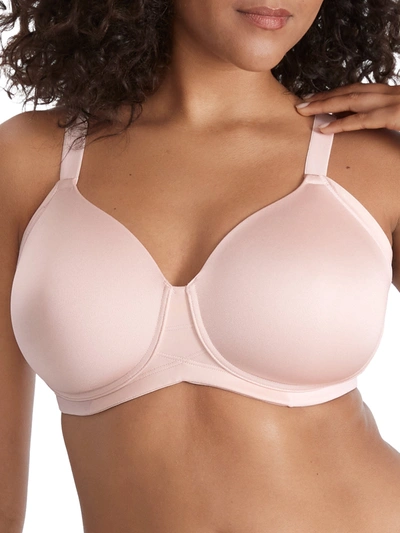 Shop Vanity Fair Women's Beauty Back Smoothing Wire-free T-shirt Bra In Pink