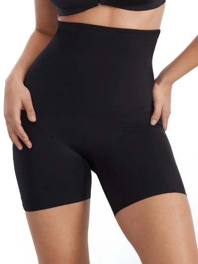 Shop Vanity Fair Women's High-waist Firm Control Shaping Short In Black