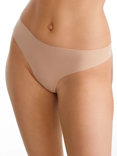 Shop Bare Women's The Easy Everyday No Show Thong In Beige