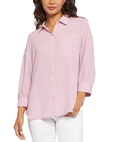 Shop Nydj Zoey Blouse In Pink