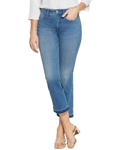 Shop Nydj Marilyn High-rise Stunning Straight Leg Jean In Blue