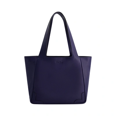 Shop Fred Segal Leather Tote Bag In Purple