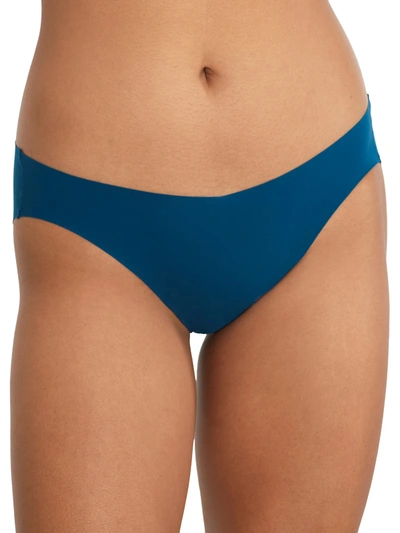Shop Bare Women's The Easy Everyday No Show V-kini In Blue