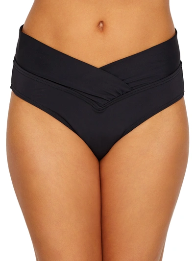 Shop Sunsets Women's Summer Lovin' V-front Bikini Bottom In Black