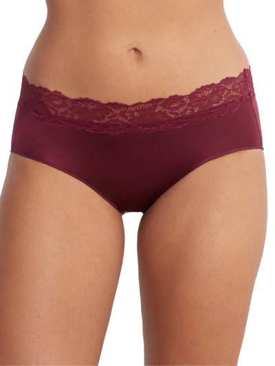 Shop Camio Mio Women's Shine Hipster With Lace In Purple