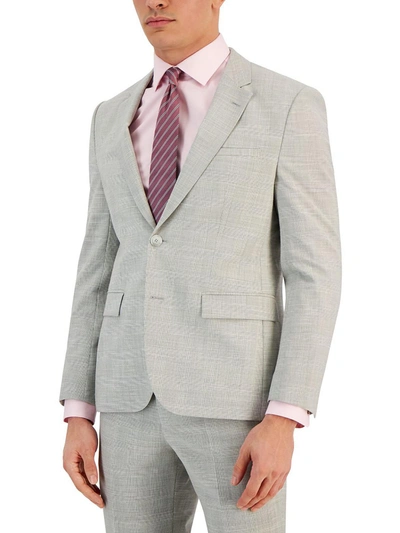 Shop Hugo Karl Mens Modern Fit Long Sleeve Suit Jacket In Grey