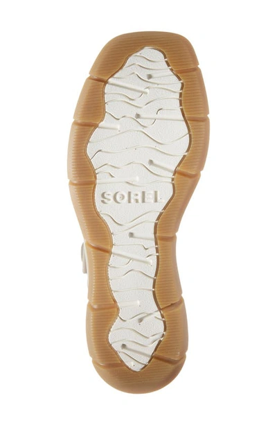 Sorel Joanie Iii Ankle Strap Wedge Platform Sandal In Chalk Gum 17