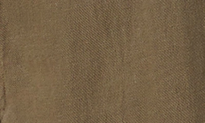 Shop Bugatchi Linen Drawstring Shorts In Olive
