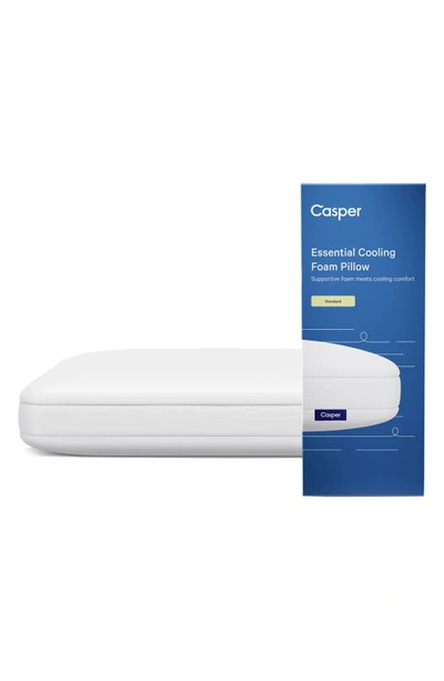 Shop Casper Essential Cooling Foam Pillow In White